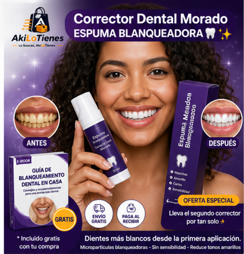 SMILEKIT™ Neutraliza el Amarillo y Recupera el Brillo Natral de tu Sonrisa